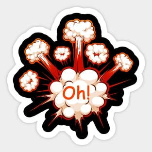 Cool Explosion Sticker